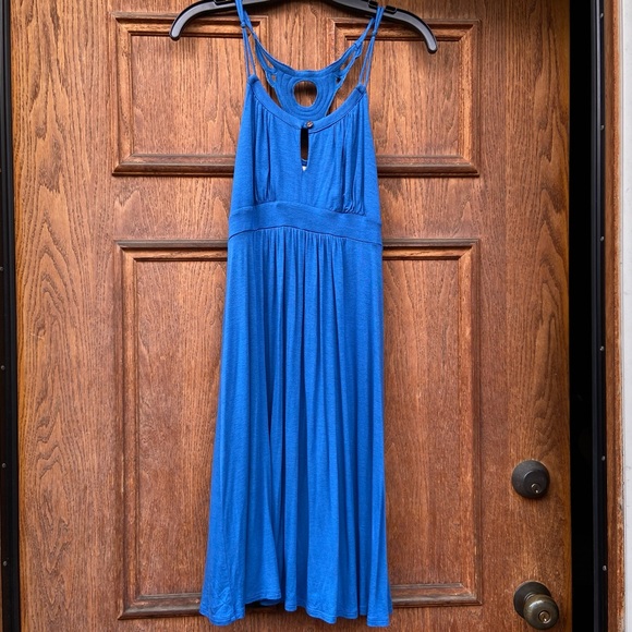 ELLA MOSS Soft Blue Midi dress - small - Picture 1 of 8
